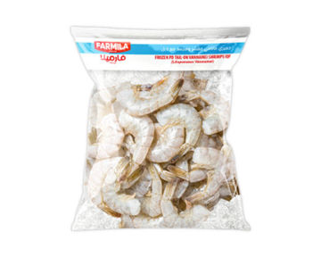 Picture of Farmila PD Tail-On Vannamei Shrimps IQF (11/15) Large